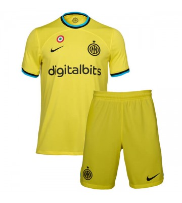 Inter Milan Tredjedraktsett Barn 2022-23 Kortermet (+ Korte bukser)